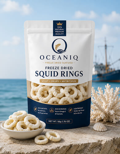 Freeze Dried Squid Rings